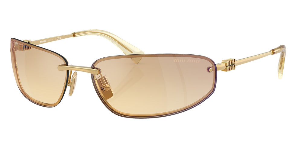 Miu Miu® MU A50S Sunglasses MU A50S 5AK7R1 68 - Gold