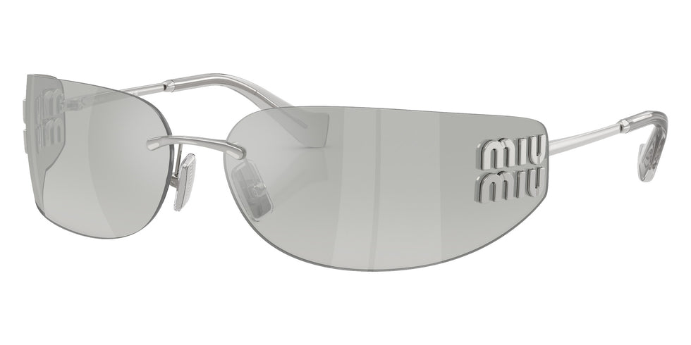 Miu Miu® MU A51S Sunglasses MU A51S 1BC10Y 75 - Silver