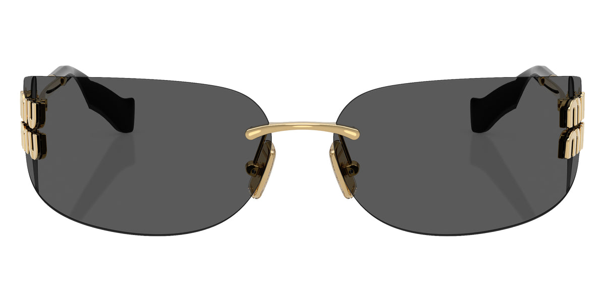 Miu Miu® MU A51S Sunglasses MU A51S 5AK5S0 75 - Gold