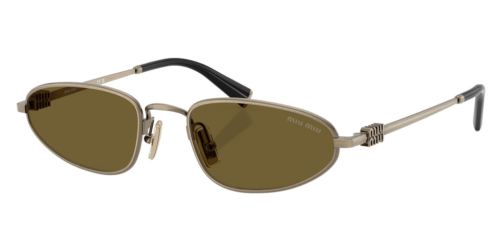 Miu Miu® MU A52S Sunglasses MU A52S 26C09Z 52 - Old Gold