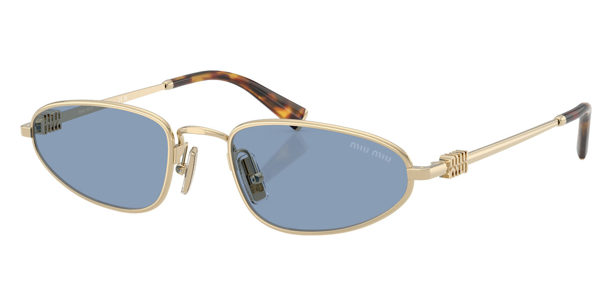 Miu Miu® MU A52S Sunglasses MU A52S ZVN60O 52 - Pale Gold