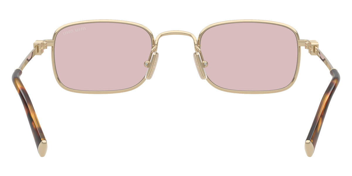 Miu Miu® MU A53S Sunglasses MU A53S ZVN4I0 52 - Pale Gold