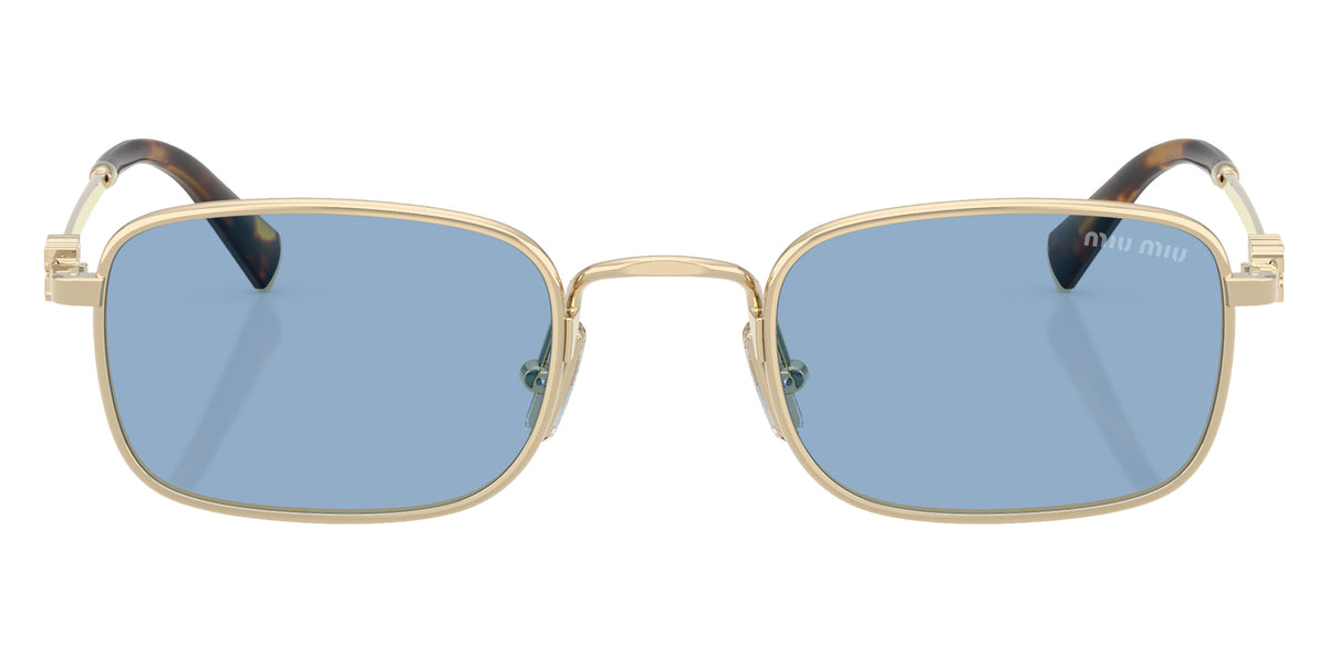 Miu Miu® MU A53S Sunglasses MU A53S ZVN60O 49 - Pale Gold