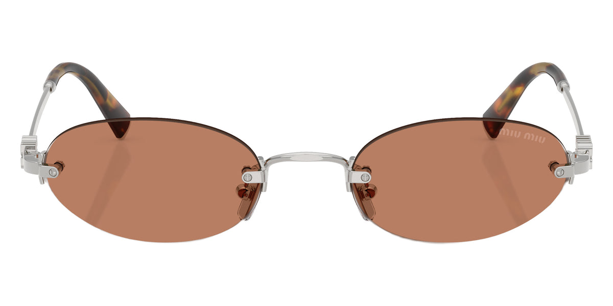 Miu Miu® MU A54S Sunglasses MU A54S 1BC90Q 51 - Silver