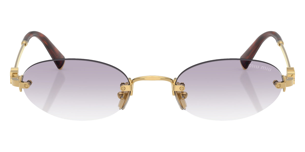 Miu Miu® MU A54S Sunglasses MU A54S 5AK04O 51 - Gold