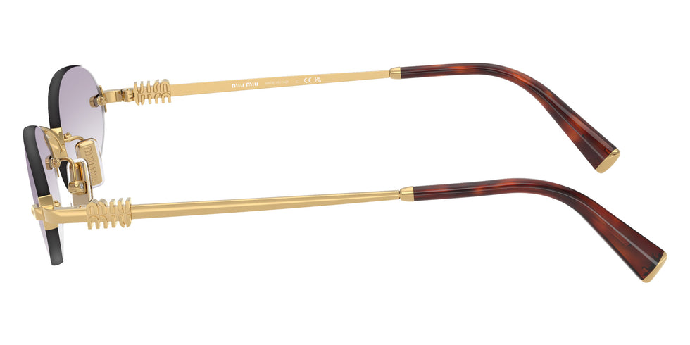 Miu Miu® MU A54S Sunglasses MU A54S 5AK04O 51 - Gold