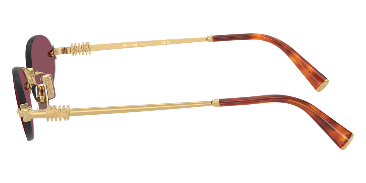 Miu Miu® MU A54S Sunglasses MU A54S 5AK20Y 51 - Gold