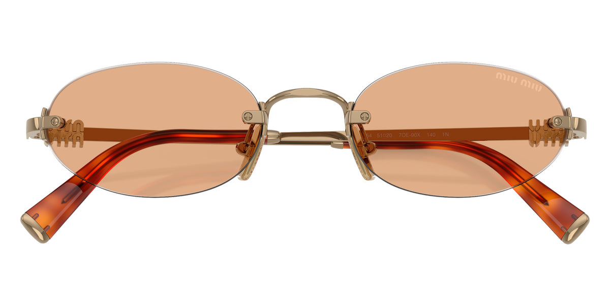Miu Miu® MU A54S Sunglasses MU A54S 7OE90X 51 - Brass