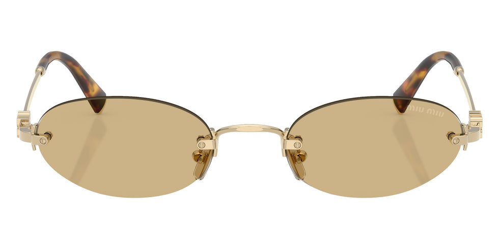 Miu Miu® MU A54S Sunglasses MU A54S ZVN10R 51 - Pale Gold