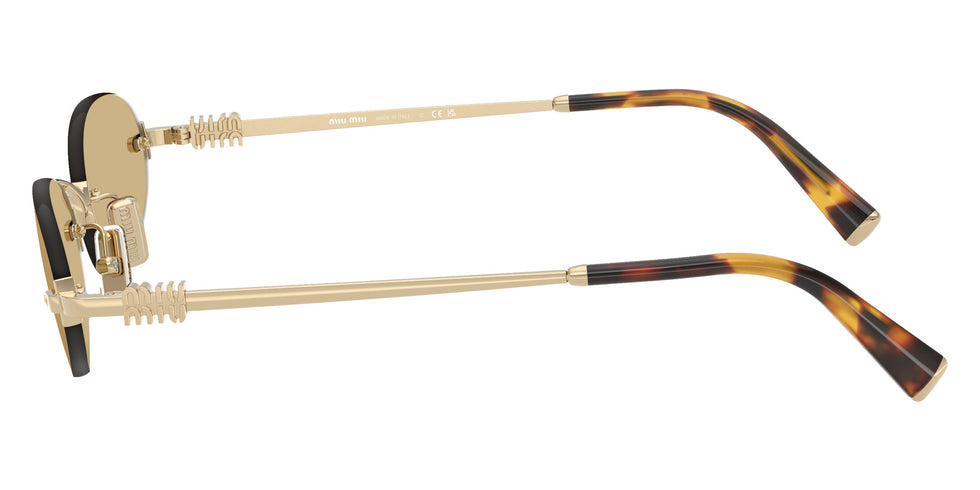 Miu Miu® MU A54S Sunglasses MU A54S ZVN10R 51 - Pale Gold
