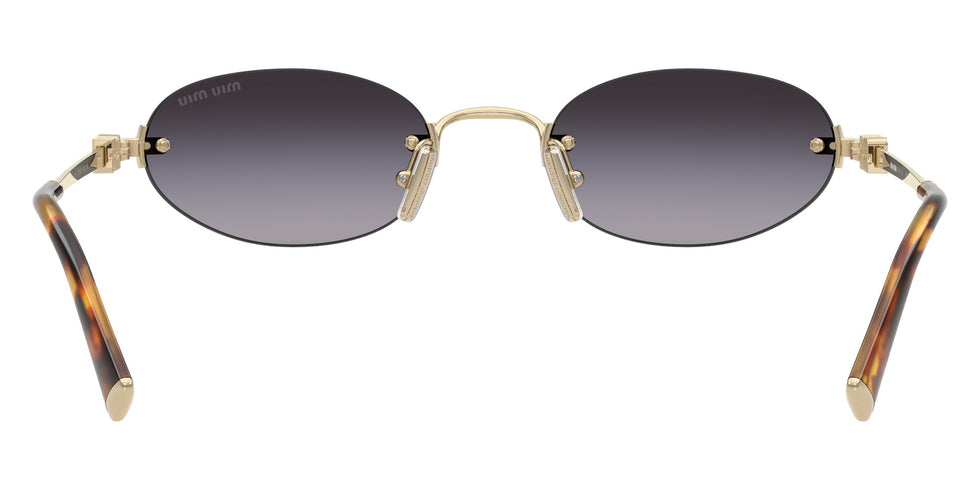 Miu Miu® MU A54S Sunglasses MU A54S ZVN5D1 51 - Pale Gold