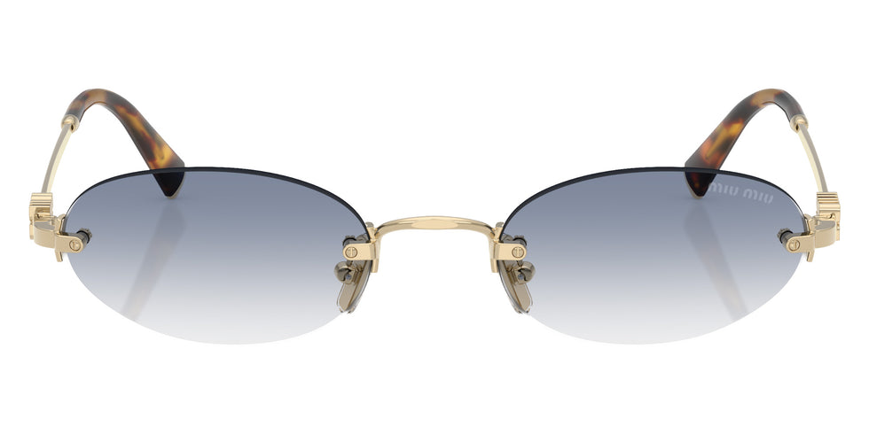 Miu Miu® MU A54S Sunglasses MU A54S ZVN80O 51 - Pale Gold