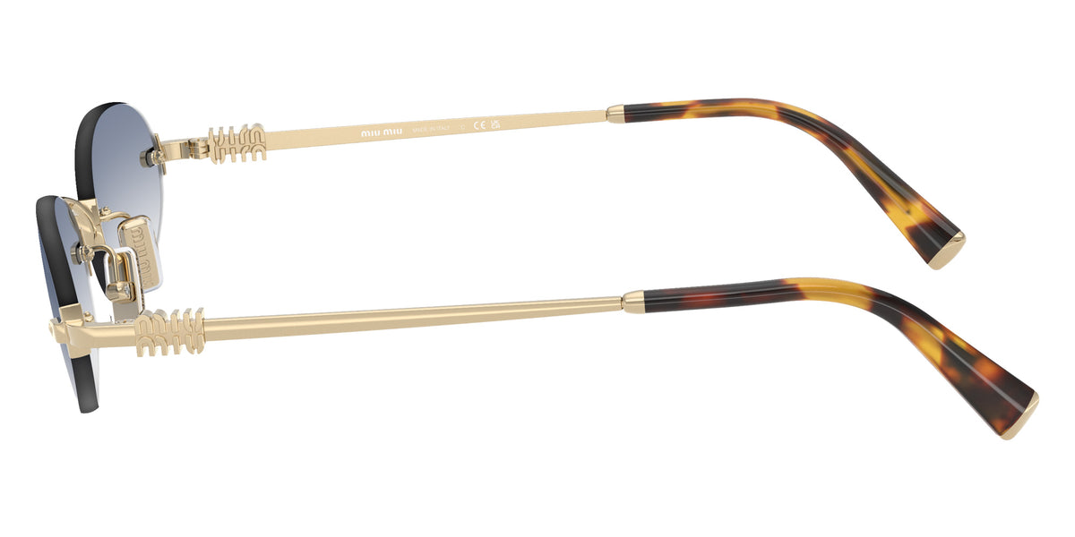 Miu Miu® MU A54S Sunglasses MU A54S ZVN80O 51 - Pale Gold