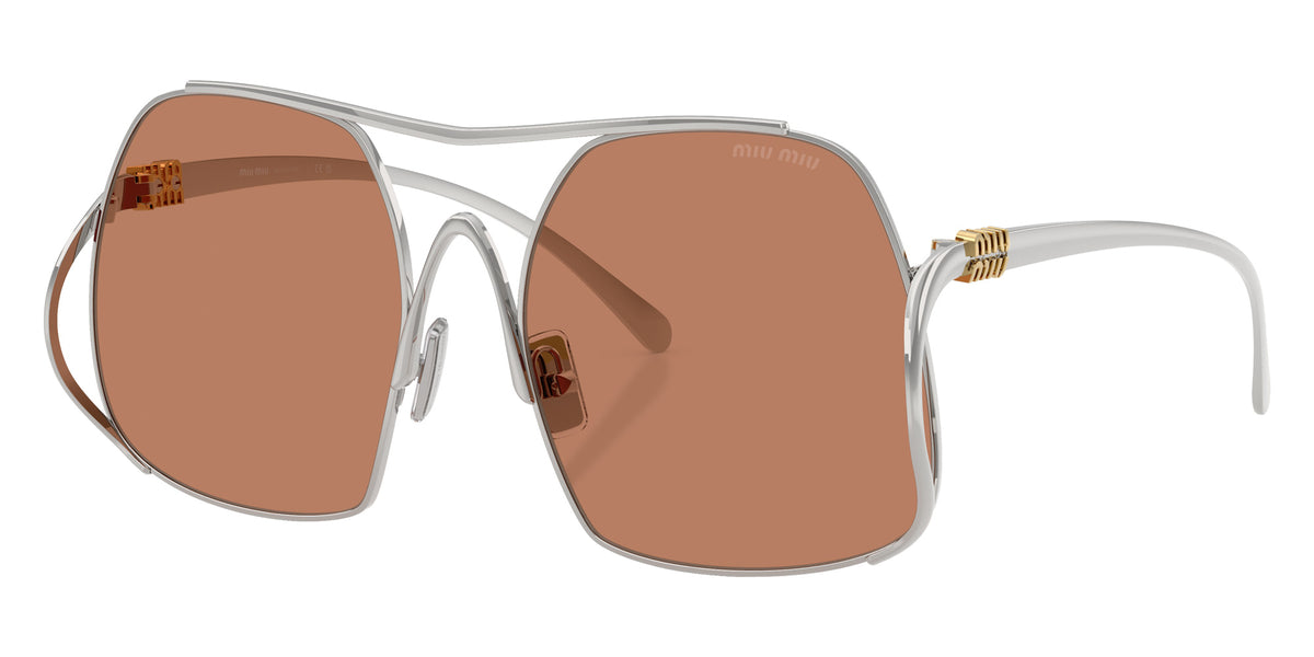 Miu Miu® MU A55S Sunglasses MU A55S 1BC90Q 57 - Silver