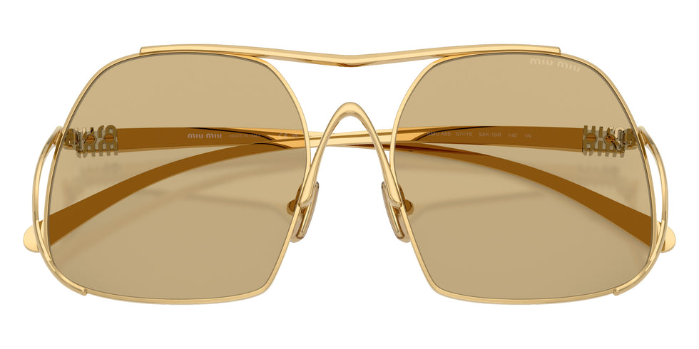 Miu Miu® MU A55S Sunglasses MU A55S 5AK10R 57 - Gold
