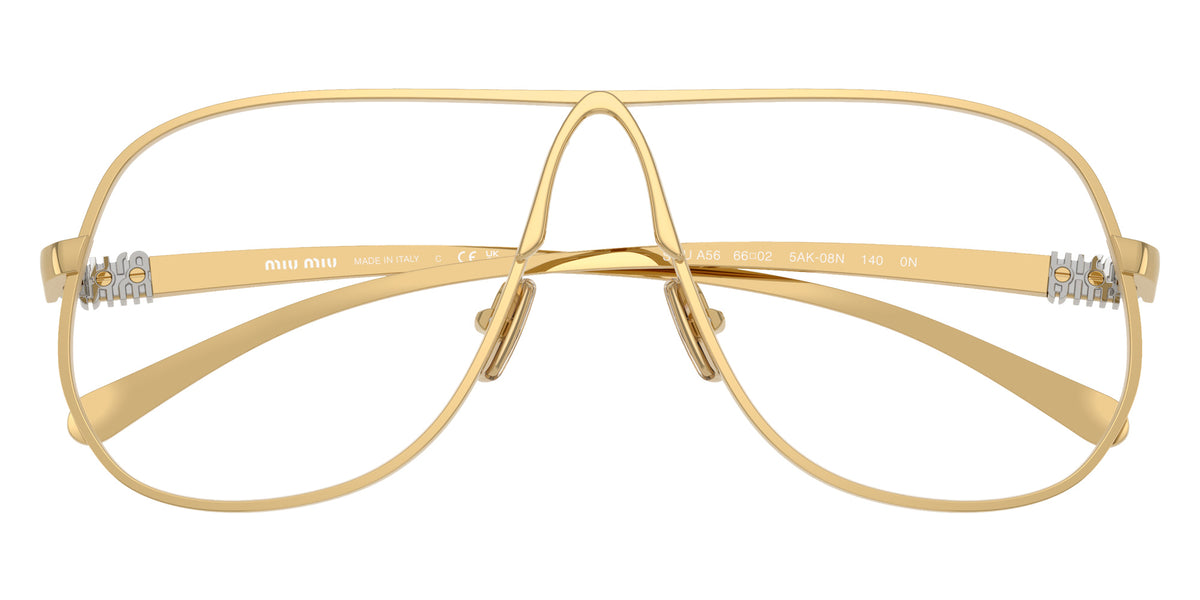 Miu Miu® MU A56S Sunglasses MU A56S 5AK08N 66 - Gold