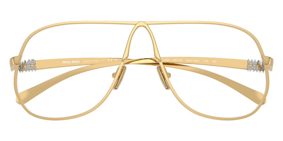 Miu Miu® MU A56S Sunglasses MU A56S 5AK08N 66 - Gold