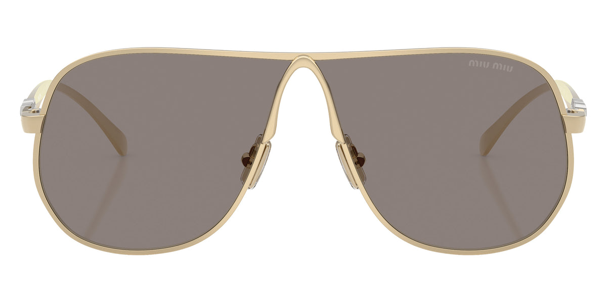 Miu Miu® MU A56S Sunglasses MU A56S ZVN80Q 66 - Pale Gold