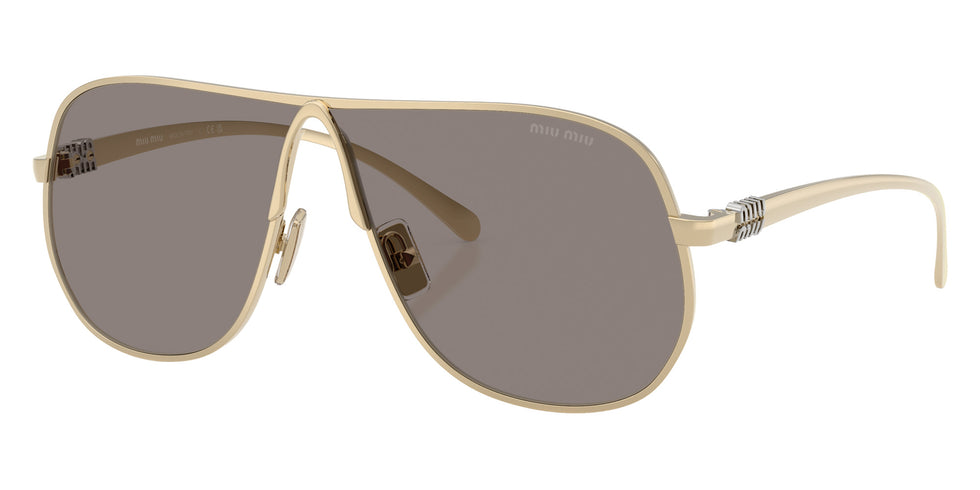 Miu Miu® MU A56S Sunglasses MU A56S ZVN80Q 66 - Pale Gold