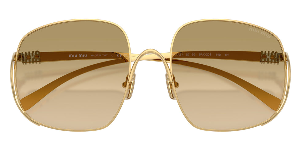 Miu Miu® MU A57S Sunglasses MU A57S 5AK20S 57 - Gold