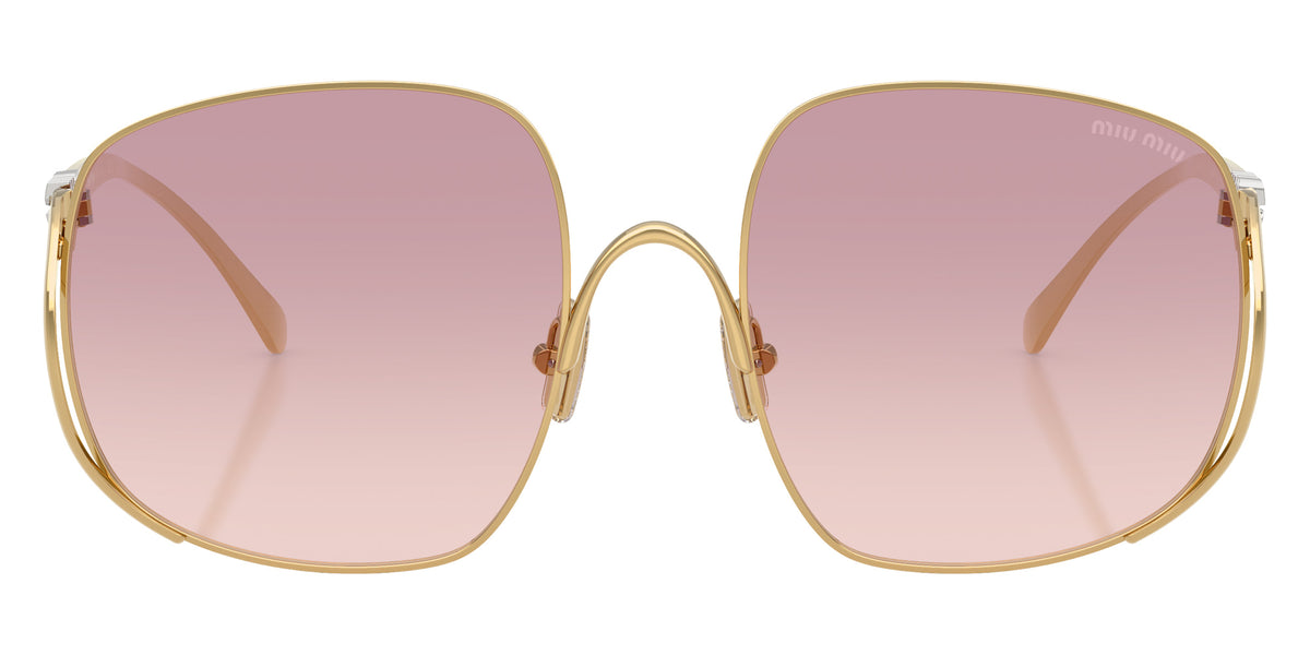 Miu Miu® MU A57S Sunglasses MU A57S 5AK40S 57 - Gold