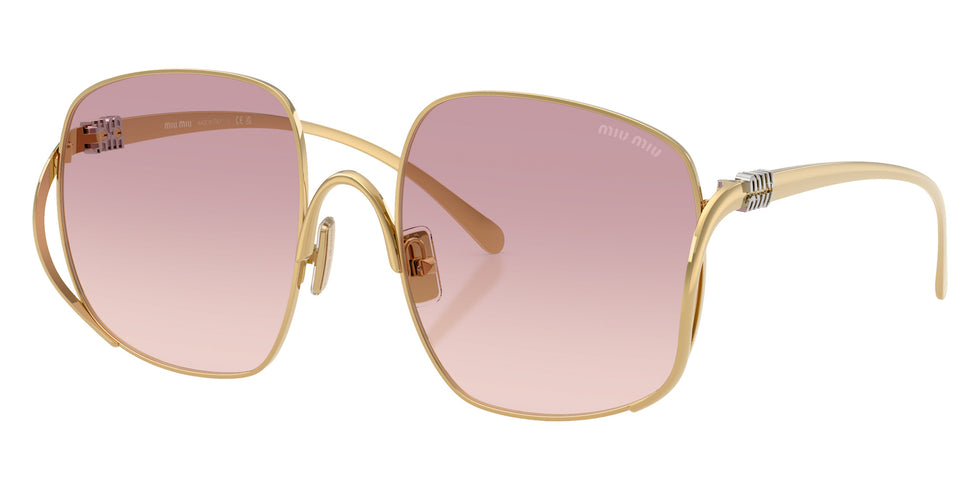 Miu Miu® MU A57S Sunglasses MU A57S 5AK40S 57 - Gold