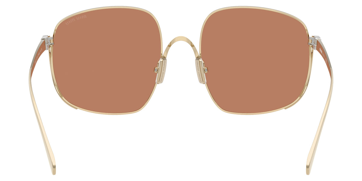 Miu Miu® MU A57S Sunglasses MU A57S ZVN90Q 57 - Pale Gold