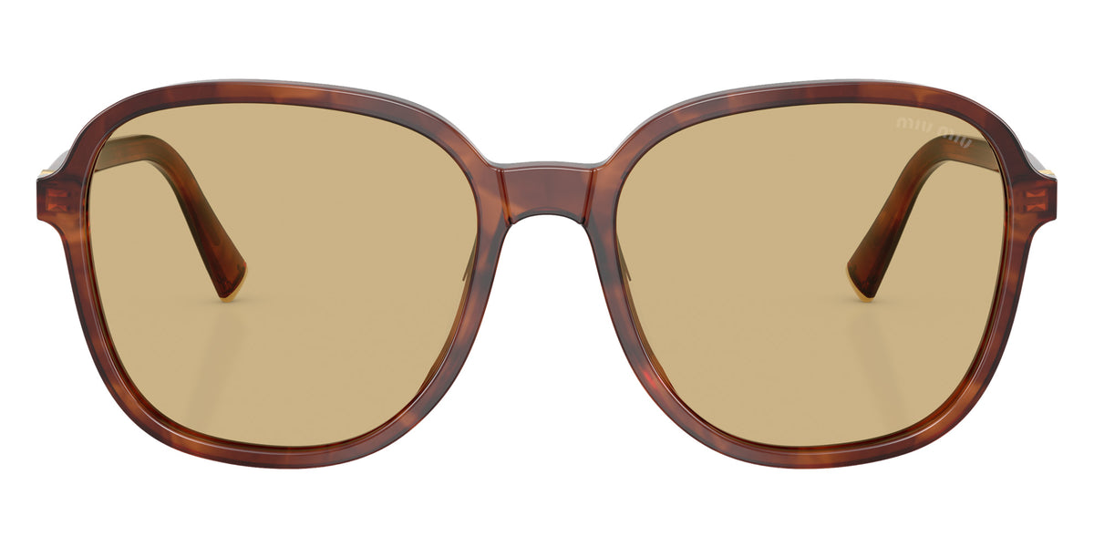 Miu Miu® MU B01S Sunglasses MU B01S 26E10R 58 - Striped Tobacco