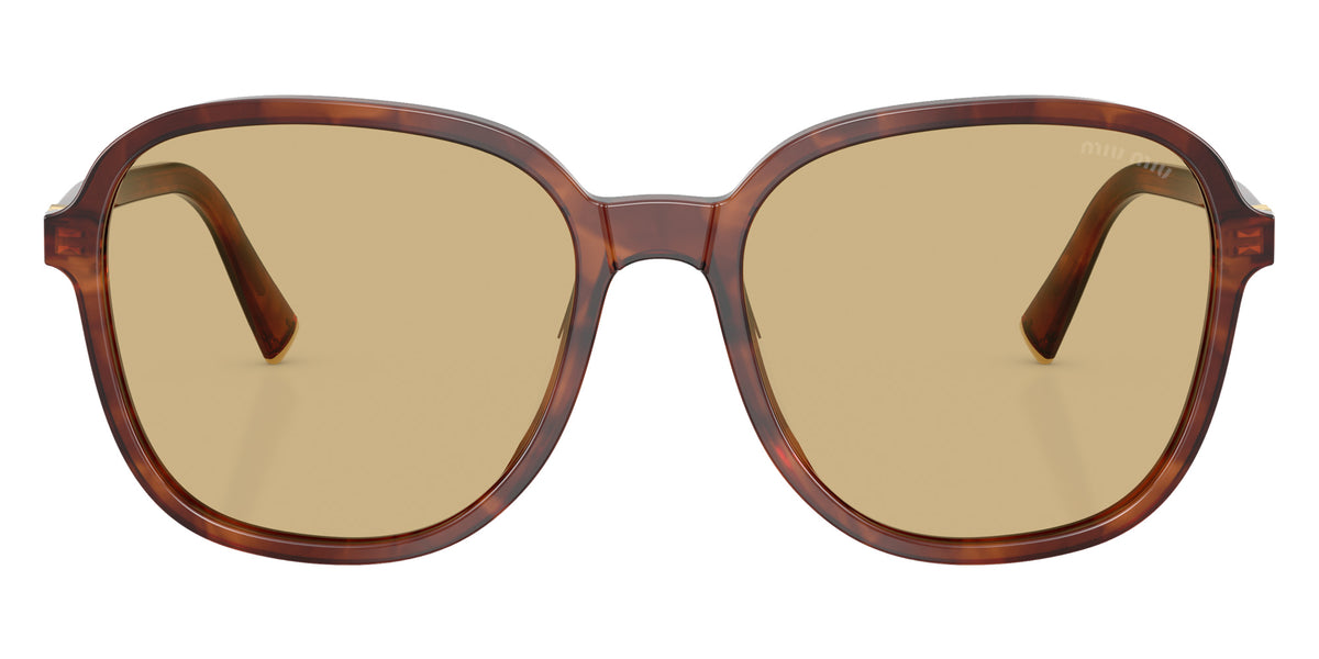 Miu Miu® MU B01SF Sunglasses MU B01SF 26E10R 58 - Striped Tobacco