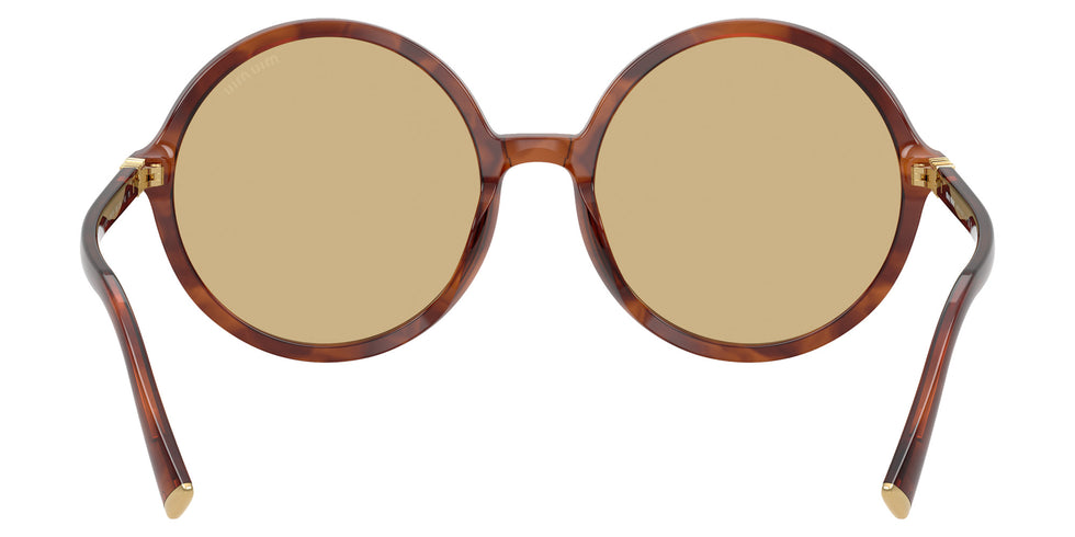 Miu Miu® MU B02SF Sunglasses MU B02SF 26E10R 59 - Striped Tobacco