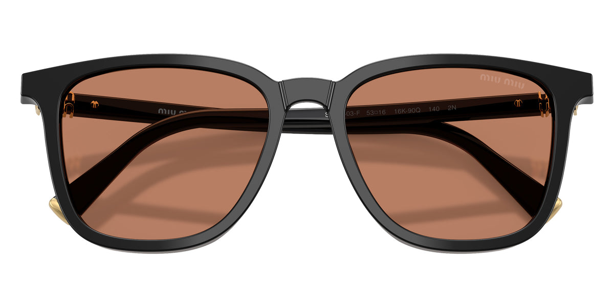 Miu Miu® MU B03SF Sunglasses MU B03SF 16K90Q 53 - Black