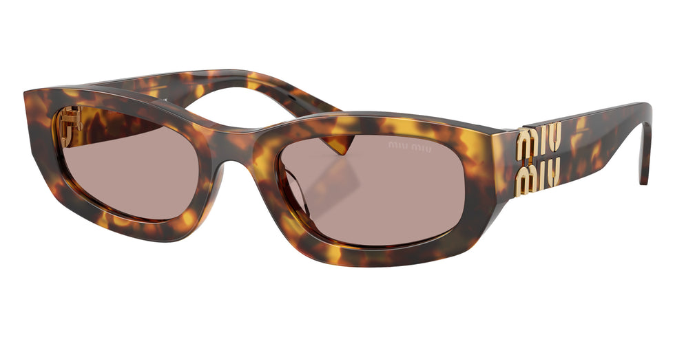 Miu Miu® MU B04S Sunglasses MU B04S 14L20I 53 - Honey Havana
