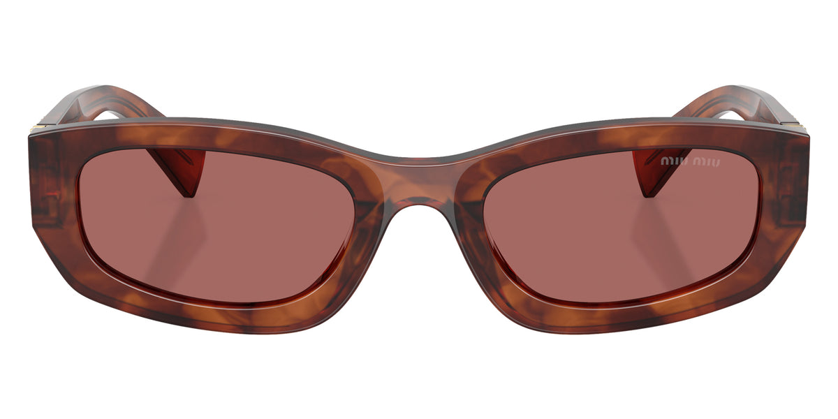 Miu Miu® MU B04S Sunglasses MU B04S 26E80B 53 - Striped Tobacco