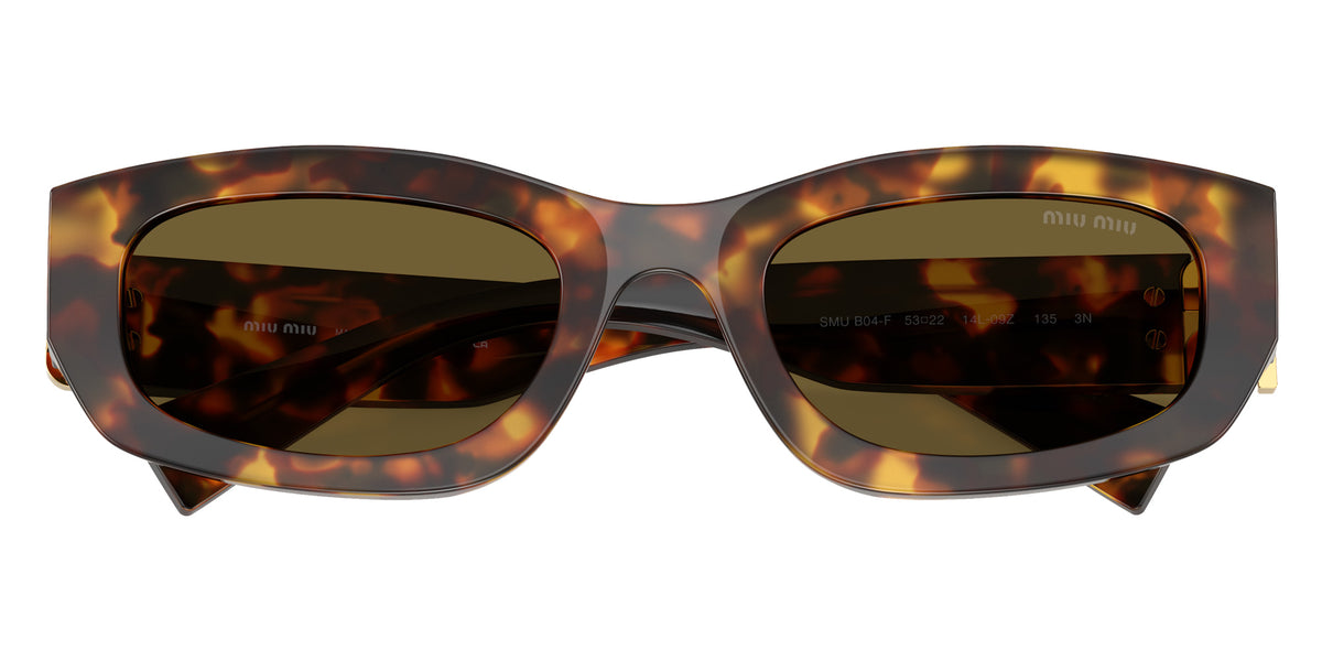 Miu Miu® MU B04SF Sunglasses MU B04SF 14L09Z 53 - Havana Honey