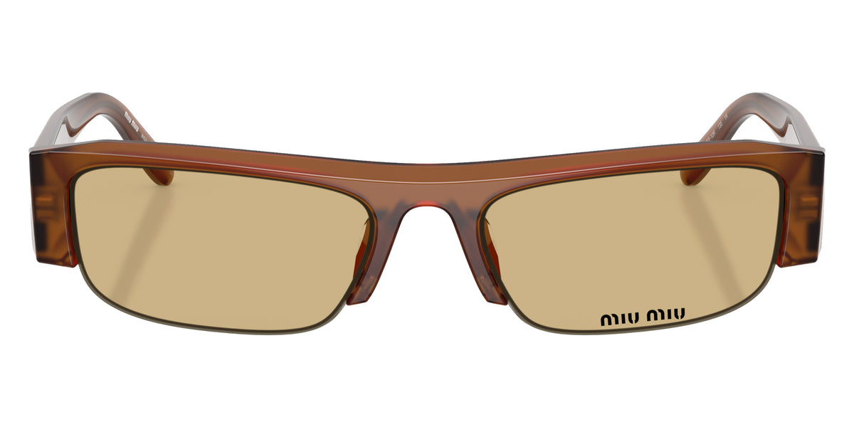 Miu Miu® MU B07S Sunglasses MU B07S 22I10R 51 - Opaline Amber