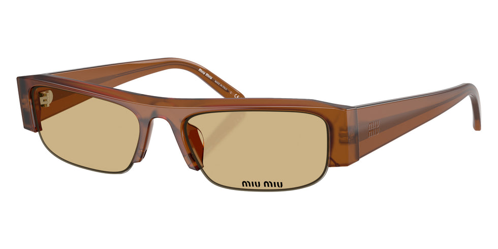 Miu Miu® MU B07S Sunglasses MU B07S 22I10R 51 - Opaline Amber