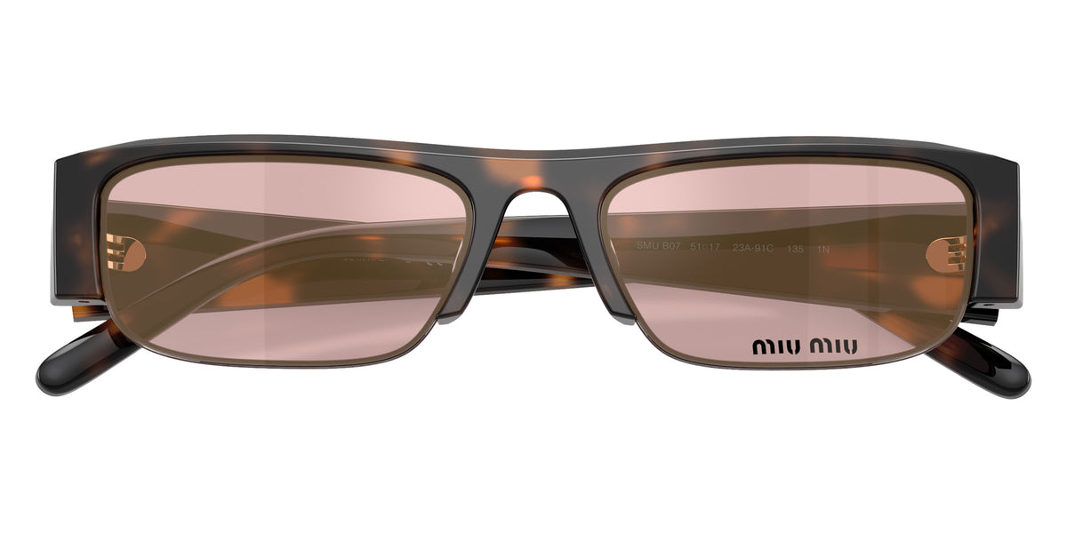 Miu Miu® MU B07S Sunglasses MU B07S 23A91C 51 - Havana Mauve