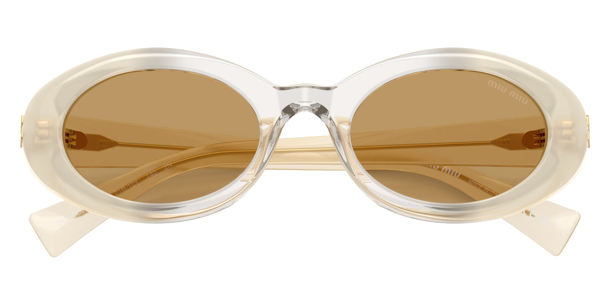 Miu Miu® MU B09S Sunglasses MU B09S 21R10Y 52 - Opal Milk