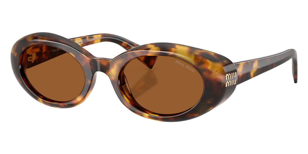 Miu Miu® MU B09SF Sunglasses MU B09SF 14L20V 52 - Honey Havana