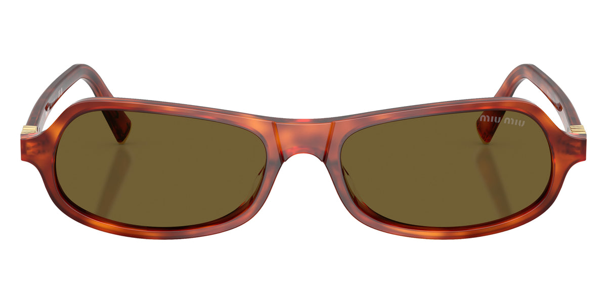 Miu Miu® MU B10SU Sunglasses MU B10SU 11P09Z 55 - Havana Cognac