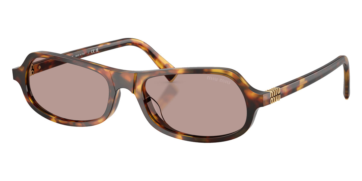 Miu Miu® MU B10SU Sunglasses MU B10SU 14L20I 55 - Honey Havana