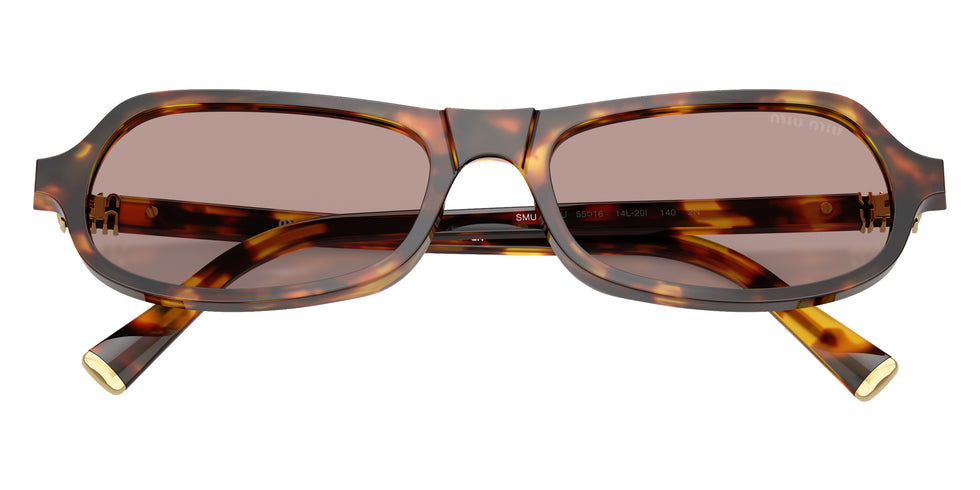 Miu Miu® MU B10SU Sunglasses MU B10SU 14L20I 55 - Honey Havana