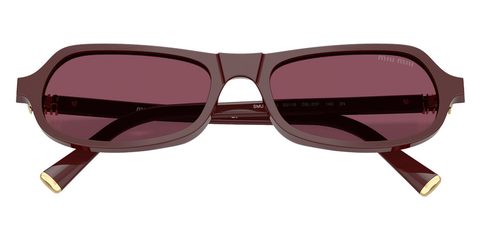 Miu Miu® MU B10SU Sunglasses MU B10SU 26L20Y 55 - Cherry