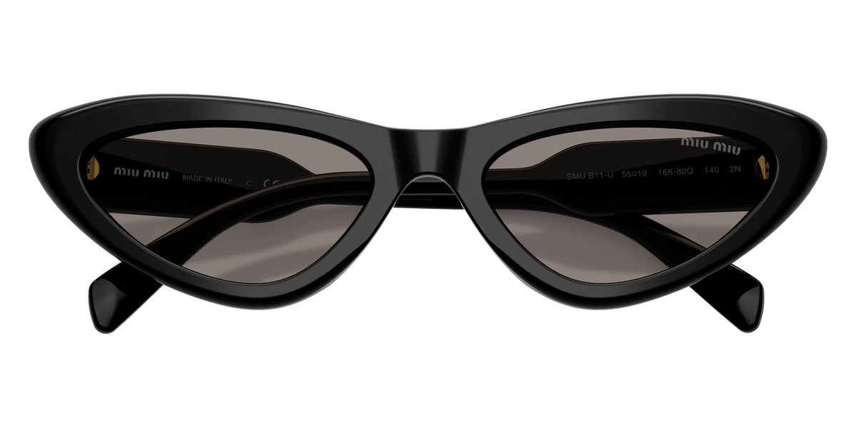 Miu Miu® MU B11SU Sunglasses MU B11SU 16K80Q 55 - Black