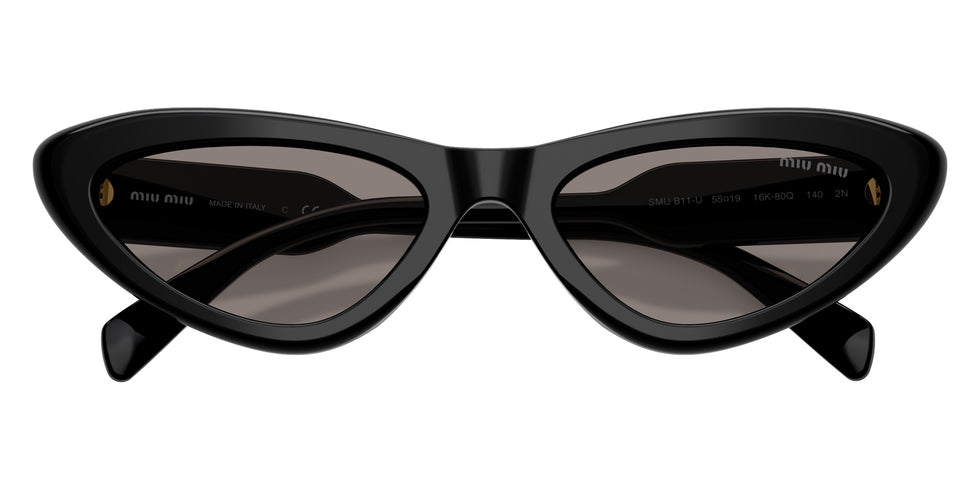 Miu Miu® MU B11SU Sunglasses MU B11SU 16K80Q 55 - Black