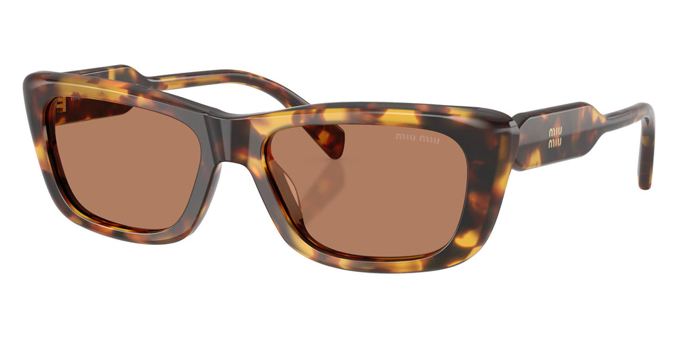 Miu Miu® MU B12SF Sunglasses MU B12SF 14L20D 56 - Honey Havana
