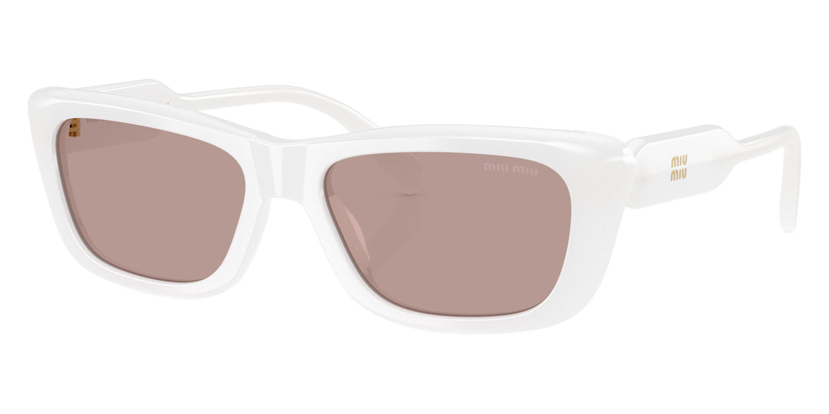Miu Miu® MU B12SF Sunglasses MU B12SF 20M20I 56 - Opal White
