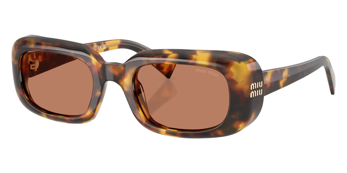 Miu Miu® MU B13SF Sunglasses MU B13SF 14L90Q 52 - Honey Havana