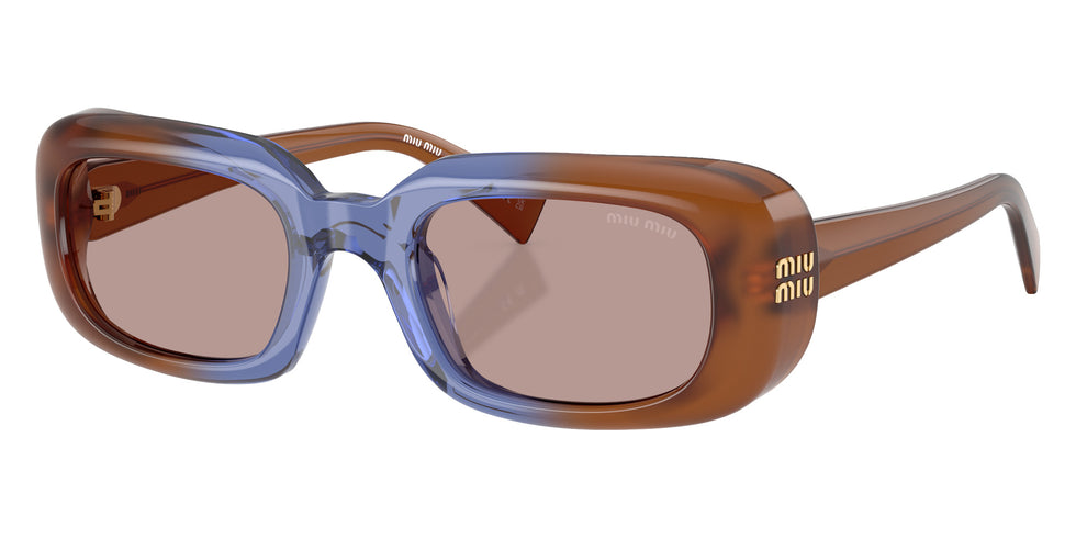 Miu Miu® MU B13SF Sunglasses MU B13SF 22R20I 52 - Opal Brown