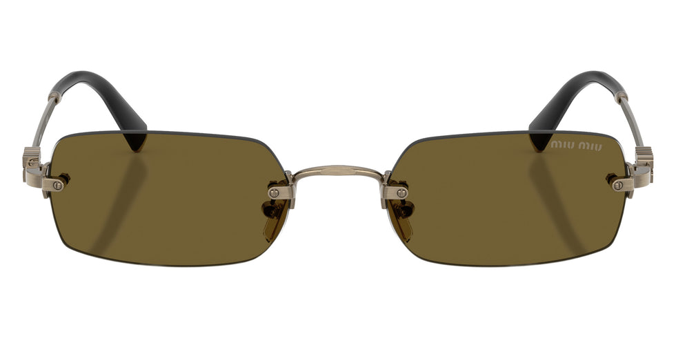 Miu Miu® MU B50S Sunglasses MU B50S 26C09Z 52 - Old Gold